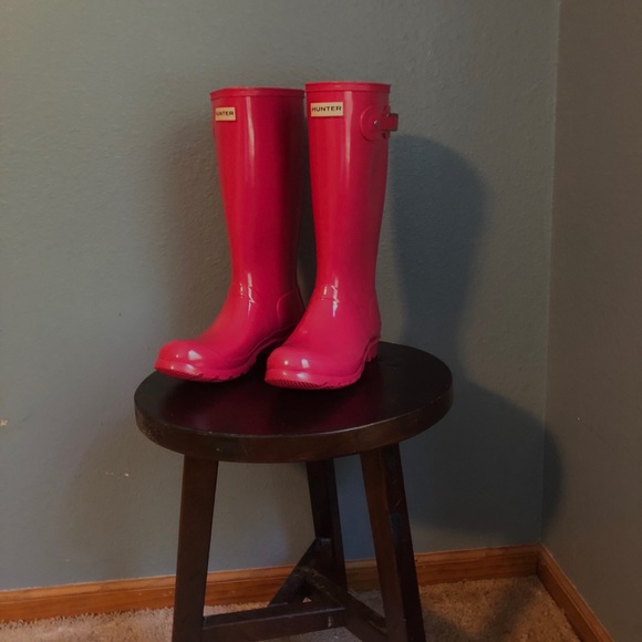 NIB Hunter Boots Kids Gloss Original - Picture 1 of 4